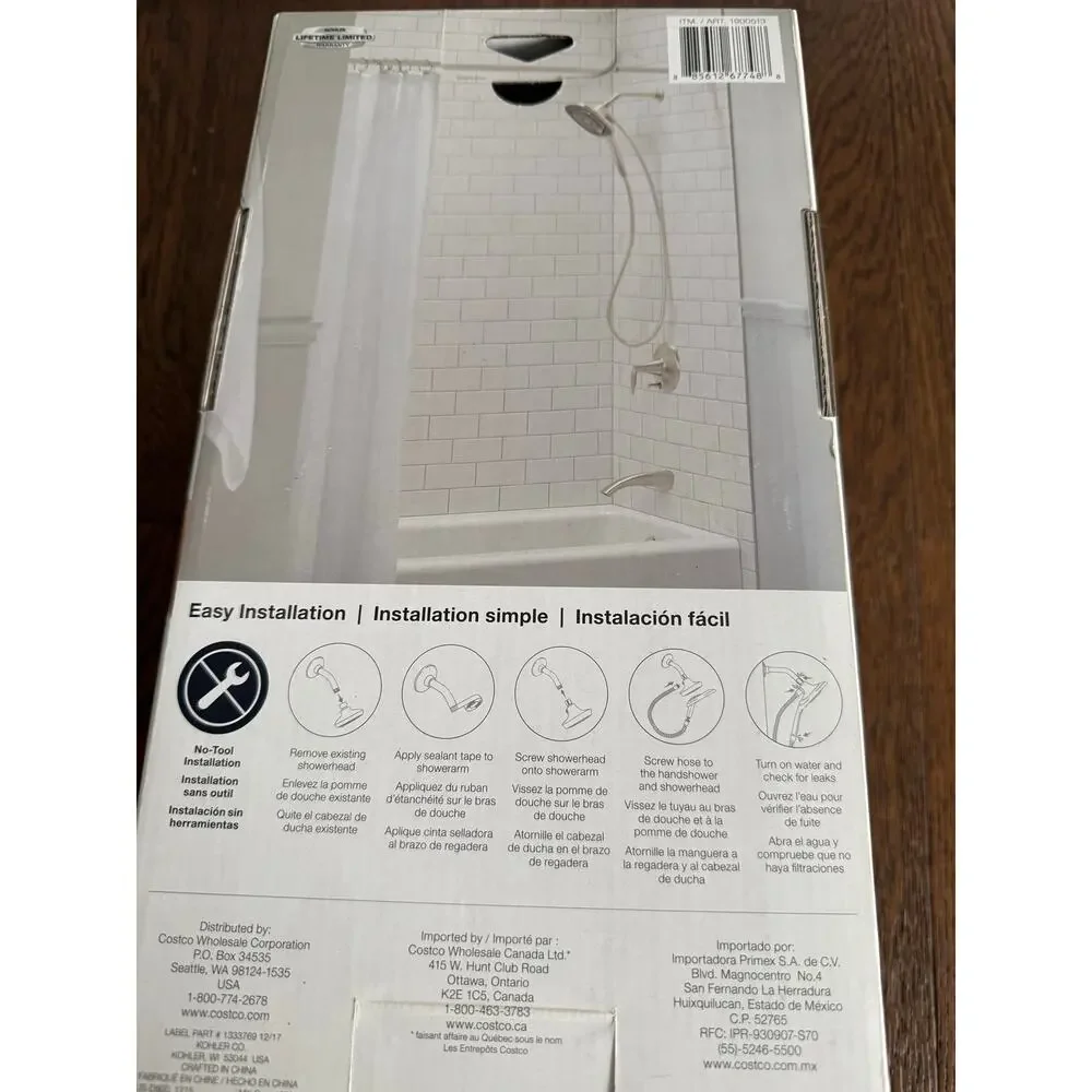 Kohler Converge 2-IN-1 Multifunction Showerhead&Shower Brushed Nickel R26701-BN